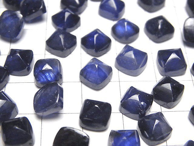 [Video]High Quality Sapphire AAA- Sugarloaf Cut 8x8mm 2pcs