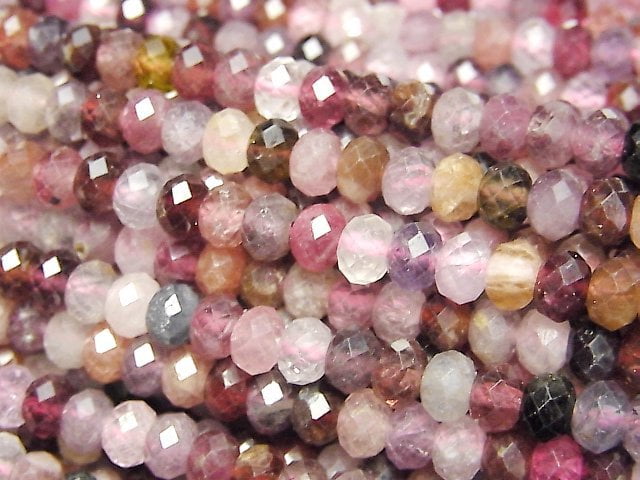 Roundel, Spinel Gemstone Beads