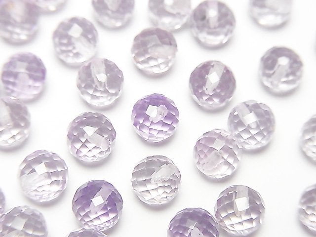 Amethyst, Faceted Round Gemstone Beads