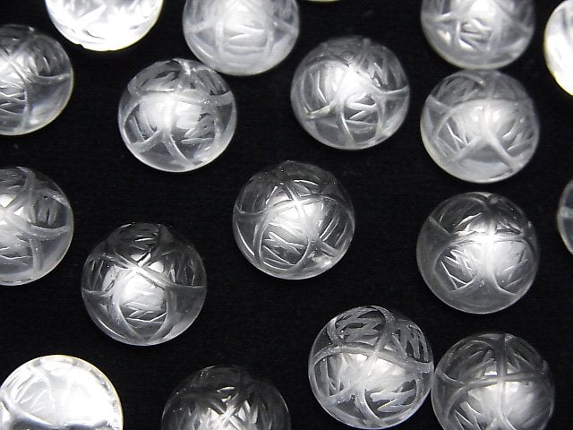 Cabochon, Crystal Quartz Gemstone Beads