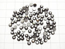 [Video] High Quality Black Shell (Black-lip Oyster ) AAA Round Cabochon 4x4mm 5pcs