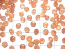 [Video]High Quality Sunstone AAA- Loose stone Round Faceted 4x4mm 10pcs