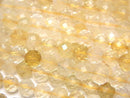 Citrine, Faceted Round Gemstone Beads