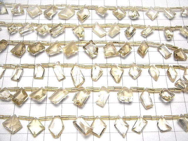 [Video]High Quality Scapolite AAA- fancy shape cut 1strand (13pcs )
