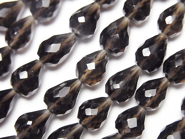 Drop, Smoky Quartz Gemstone Beads