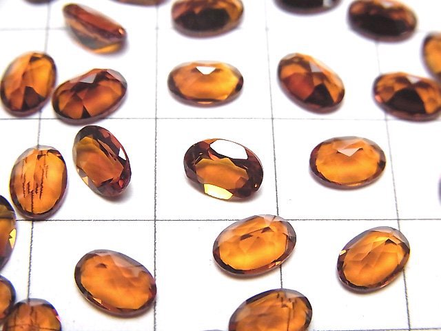 [Video]High Quality Madeira Citrine AAA Loose stone Oval Faceted 7x5mm 3pcs