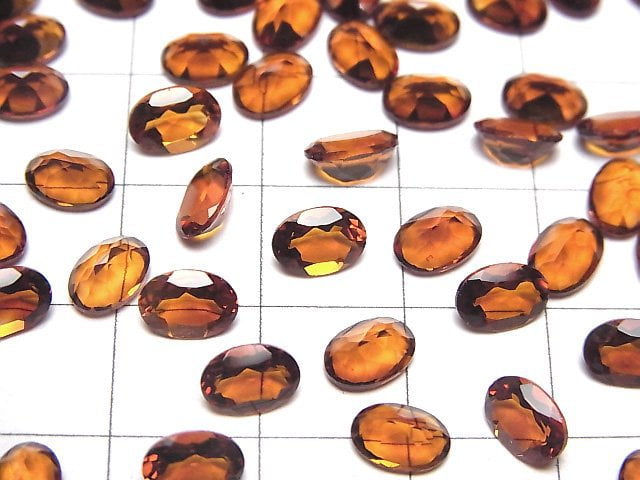 [Video]High Quality Madeira Citrine AAA Loose stone Oval Faceted 7x5mm 3pcs