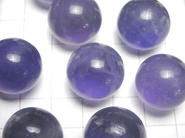 [Video]Purple Fluorite AA++ Sphere, Round 18mm 1pc