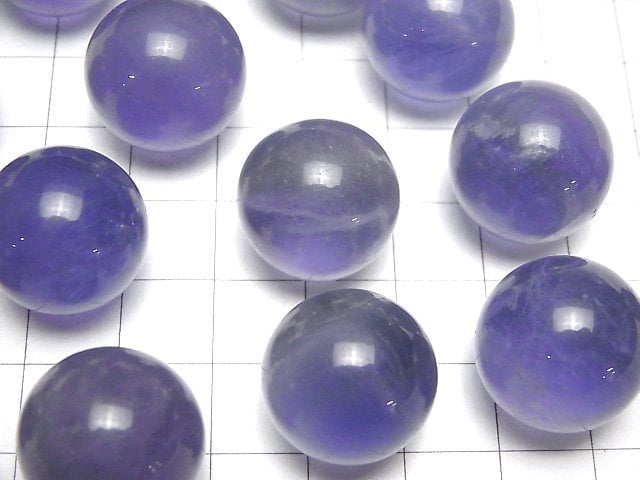 [Video]Purple Fluorite AA++ Sphere, Round 18mm 1pc