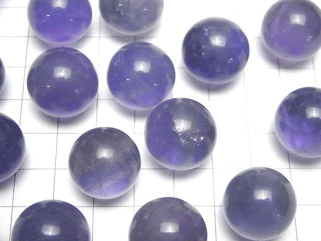 [Video]Purple Fluorite AA++ Sphere, Round 18mm 1pc