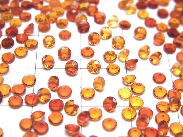 [Video]High Quality Mexican Opal (Fire Opal) AAA Loose stone Round Faceted 3x3mm 5pcs