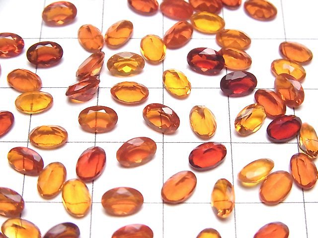 [Video]High Quality Mexican Opal (Fire Opal) AAA Loose stone Oval Faceted 6x4mm 2pcs