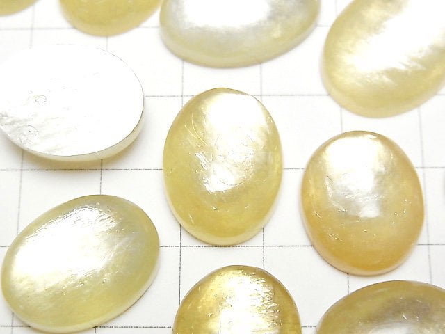 [Video] Golden Mica AAA Oval Cabochon 20x15mm 1pc