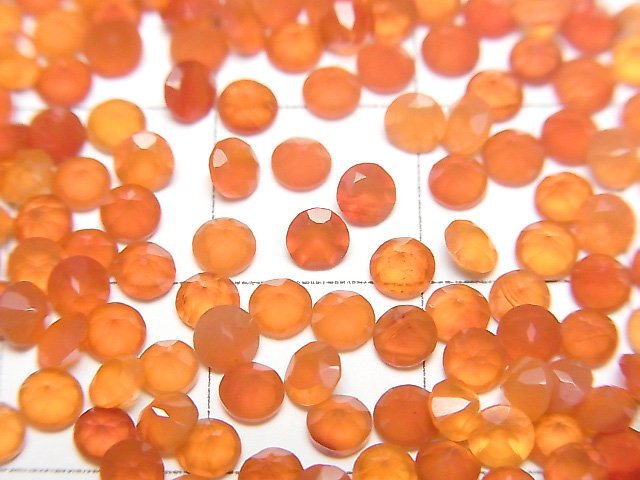 [Video]High Quality Carnelian AAA Loose stone Round Faceted 3x3mm 10pcs