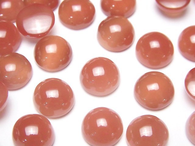 Cabochon, Rhodochrosite Gemstone Beads