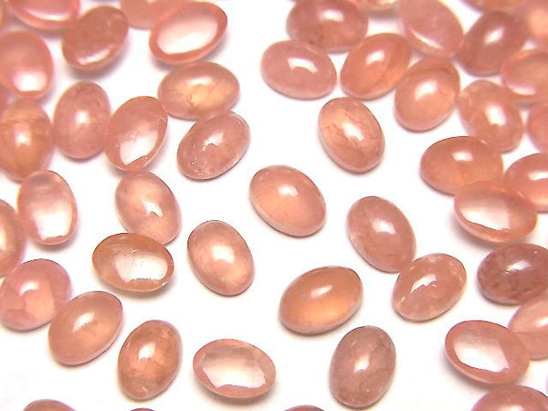 Cabochon, Rhodochrosite Gemstone Beads