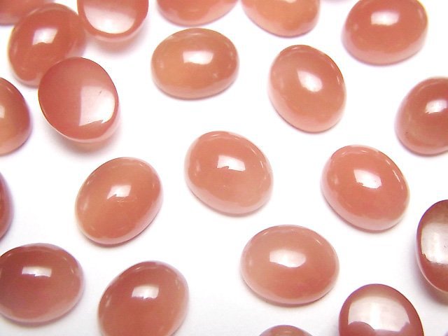 Cabochon, Rhodochrosite Gemstone Beads