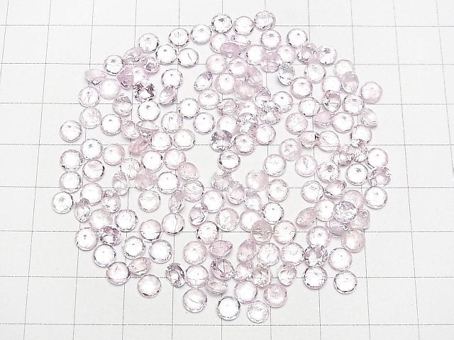 [Video] Morganite AA++ Loose stone Round Faceted 5x5mm 5pcs