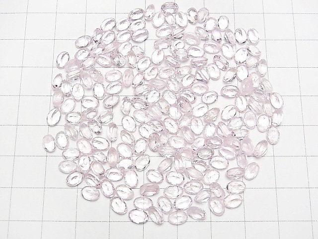 [Video]Morganite AA++ Loose stone Oval Faceted 6x4mm 5pcs