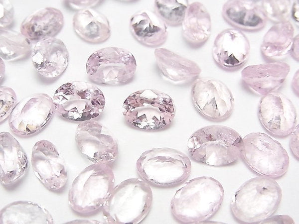 [Video]Morganite AA+ Loose stone Oval Faceted 8x6mm 3pcs