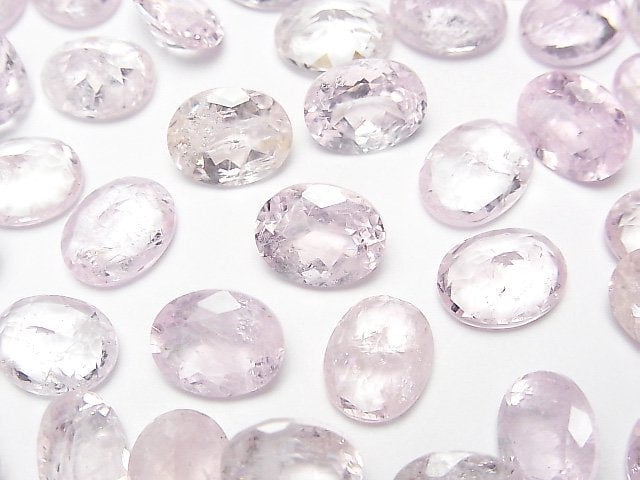 [Video] Morganite AA+ Loose stone Oval Faceted 10x8mm 2pcs