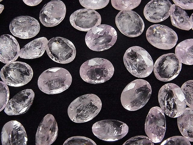 [Video] Morganite AA+ Loose stone Oval Faceted 10x8mm 2pcs