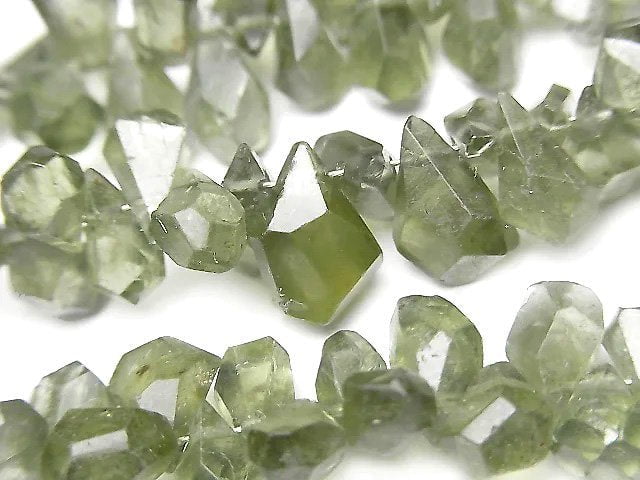 Apatite, Drop, Faceted Briolette Gemstone Beads