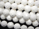 Faceted Round, Onyx Gemstone Beads
