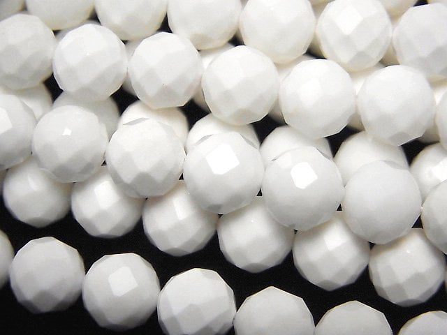 Faceted Round, Onyx Gemstone Beads