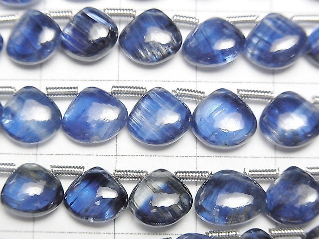 [Video]High Quality Kyanite AAA- Chestnut (Smooth) half or 1strand beads (aprx.7inch/18cm)