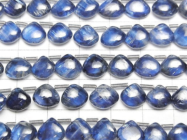 [Video]High Quality Kyanite AAA- Chestnut (Smooth) half or 1strand beads (aprx.7inch/18cm)