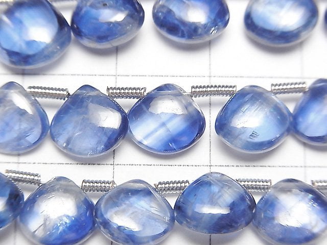 [Video]High Quality Kyanite AAA- Chestnut (Smooth) half or 1strand beads (aprx.7inch/18cm)