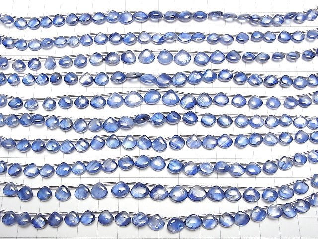 [Video]High Quality Kyanite AAA- Chestnut (Smooth) half or 1strand beads (aprx.7inch/18cm)