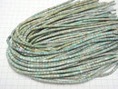 [Video]Turquoise AA+ Tube (Rondelle )4x4x4mm half or 1strand beads (aprx.15inch/38cm)