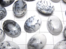 [Video] Dendrite Opal Oval Cabochon 16x12mm 2pcs