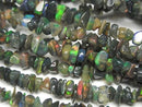 [Video] Black Opal AA++ Chips (Small Nugget) 1strand beads (approx. 15 inches/38 cm)