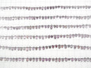 [Video]High Quality Multicolor Spinel AAA- Drop Faceted Briolette [Purple] half or 1strand beads (aprx.7inch/18cm)