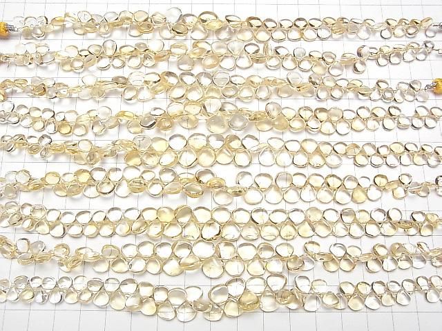 [Video]High Quality Citrine AAA- Chestnut (Smooth) half or 1strand beads (aprx.7inch/18cm)