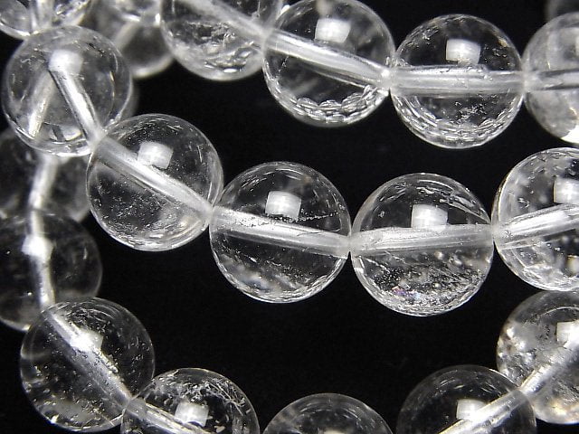 Accessories, Bracelet, Crystal Quartz, Round Gemstone Beads