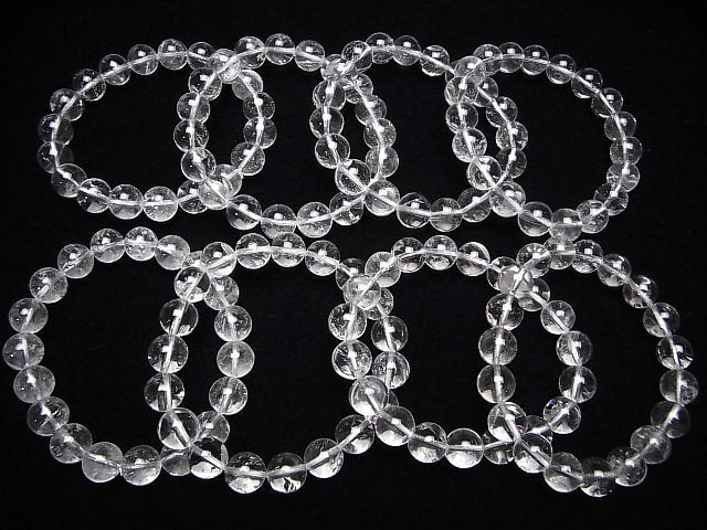 Pakistan Himalayan Quartz Round 10mm Bracelet