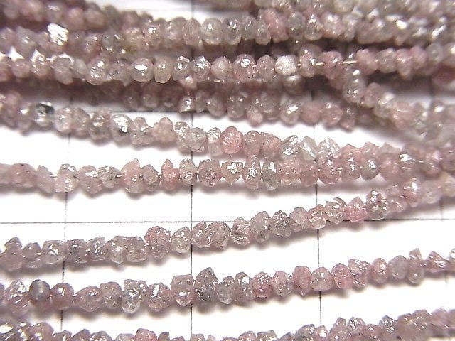 [Video] Pink Diamond Chips (Small Nugget ) half or 1strand beads (aprx.15inch/38cm)