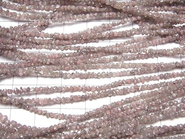 [Video] Pink Diamond Chips (Small Nugget ) half or 1strand beads (aprx.15inch/38cm)