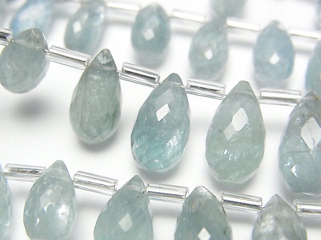 Drop, Faceted Briolette, Kyanite Gemstone Beads