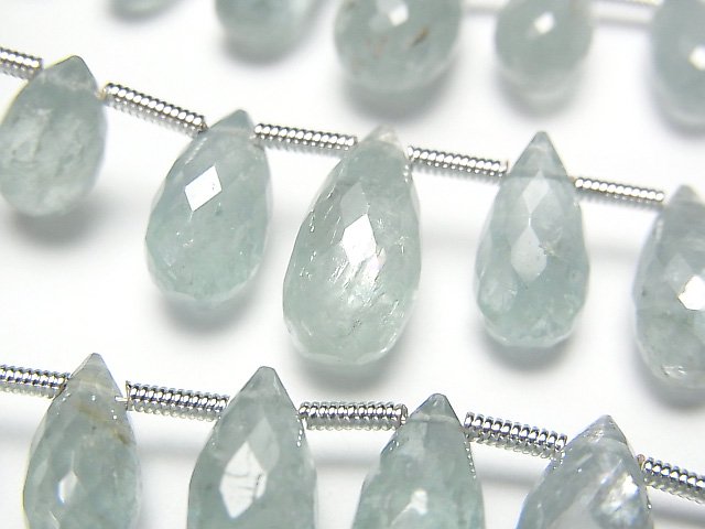 Drop, Faceted Briolette, Kyanite Gemstone Beads