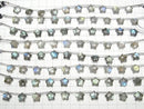 [Video]Labradorite AA++ Faceted Star 10x10mm 1strand (8pcs )