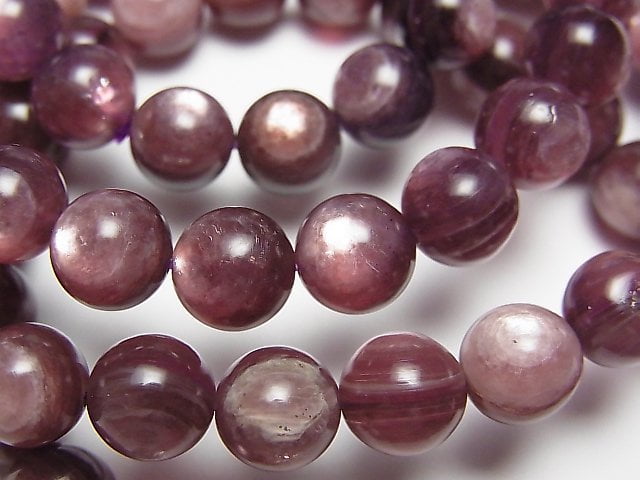 Accessories, Bracelet, Lepidolite, Round Gemstone Beads