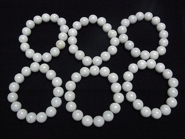 Burmese Jadeite AA Round 14mm Bracelet