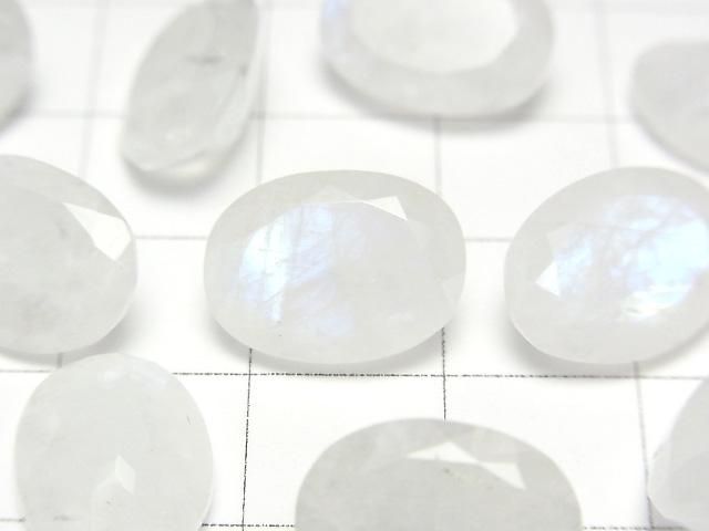 [Video] Rainbow Moonstone AA++ Loose stone Oval Faceted 14x10mm 2pcs