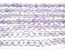 [Video]High Quality Amethyst AA++ Rough Slice Faceted 1strand beads (aprx.6inch/16cm)