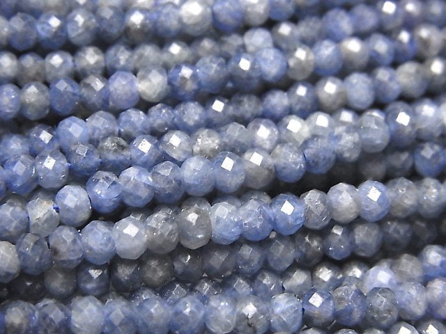 Roundel, Sapphire Gemstone Beads